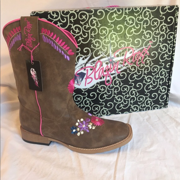 Blazin Roxx Other - *NIB Blazin Roxx Girls Western Sashay Boots 👢